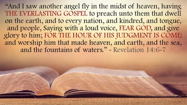 The Gospel of David -> The Gospel of Isaiah -> "The Everlasting Gospel" (Rev. 14:6)