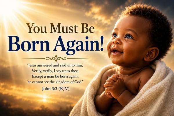 You Must Be Born Again!