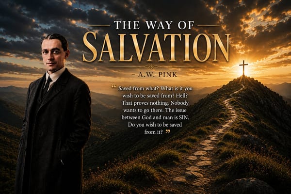 The Way of Salvation - A.W. Pink